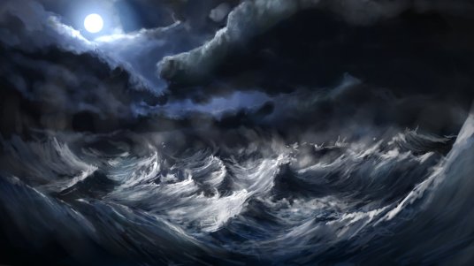 stormy sea by alex linde