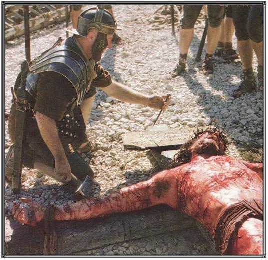 Nailing Christ on the Cross