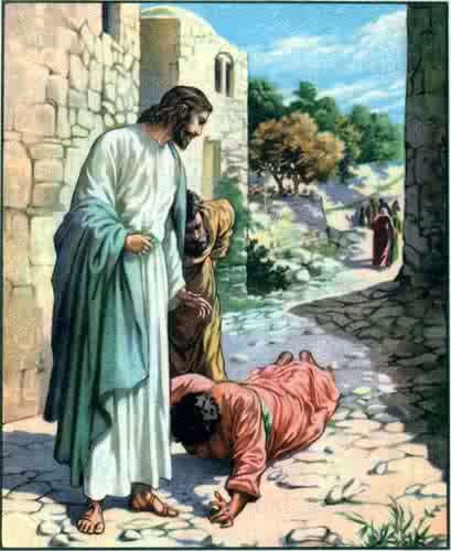 Leper Healed with a Touch