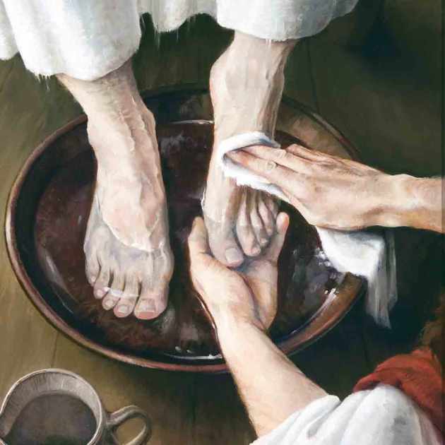 jesus washing feet